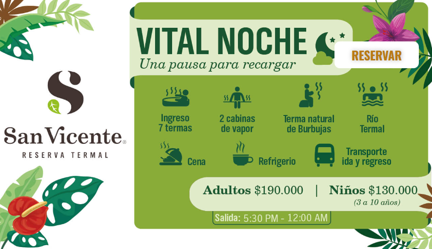 vital noche-termales-san-vicente - Hoteles en el Quindío Eje Cafetero, Alojamientos, Alquiler de fincas